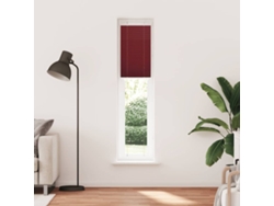 Maison Exclusive - Estor Plisado Rojo Burdeos 45x200 Cm Tela Ancho 44,4 Cm