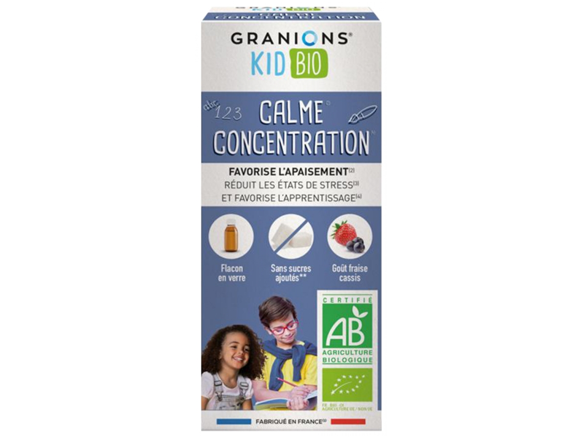 Kid Calm Concentración Orgánica 125 Ml GRANIONS