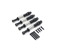Amortiguadores metálicos mejorados (4 unidades) para Mn D90, D91, D96, Mn98, 99s, Wpl, C14, C24, C34, piezas de coche RC