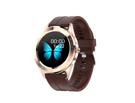 Smartwatch SMANDY Y10 1.54 Llamadas Bluetooth (Marrón dorado