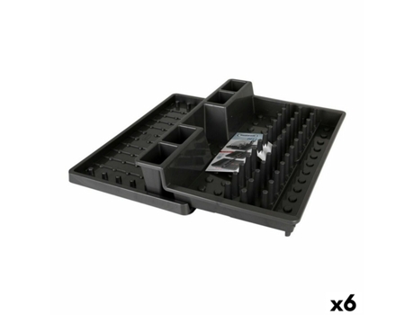 Escurridor para Fregadero TONTARELLI TO4418G Antracita 44,7 x 30 x 8,8 cm (6 Unidades)