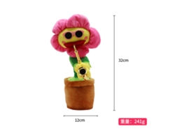 Juguetes infantiles de baile Girasol Rosa Rojo Canciones para aprender inglés + Grabación para practicar conversación CHENNNLS (120 canciones)