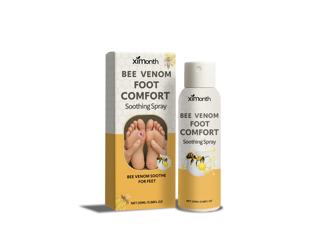 Spray para el cuidado de los pies con veneno de abeja