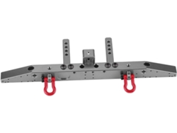 Parachoques Trasero De Aluminio Para Coches Rc Crawler De 4 Pulgadas - Gris Elegante (8236t)