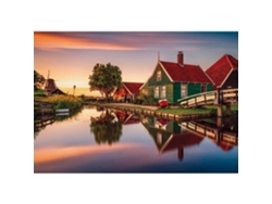 Quebra-Cabeça de 1.500 Peças: Zaanse Schans Unique Color