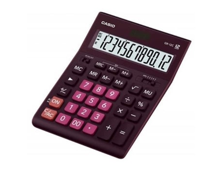 Calculadora CASIO GR-12C Morado Plástico