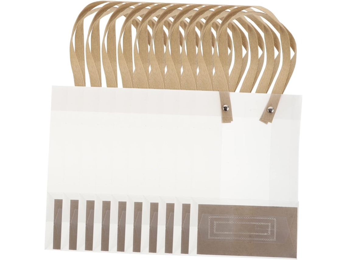 Set de 10 Bolsas Transparentes para Bodas y Aniversarios para Bombones y Gokoco