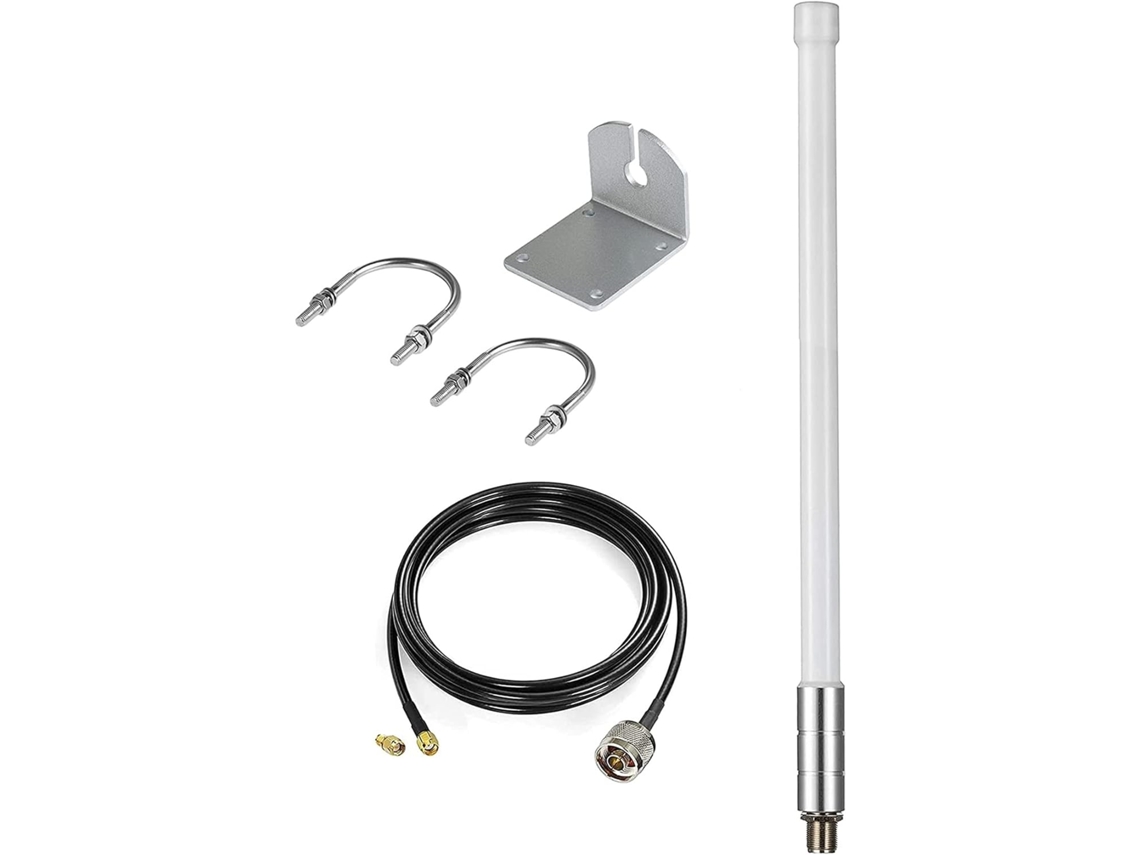Antena Lora, Fibra Óptica Omnidireccional De Largo Alcance De 8 Dbi, Lorawan 915 Mhz