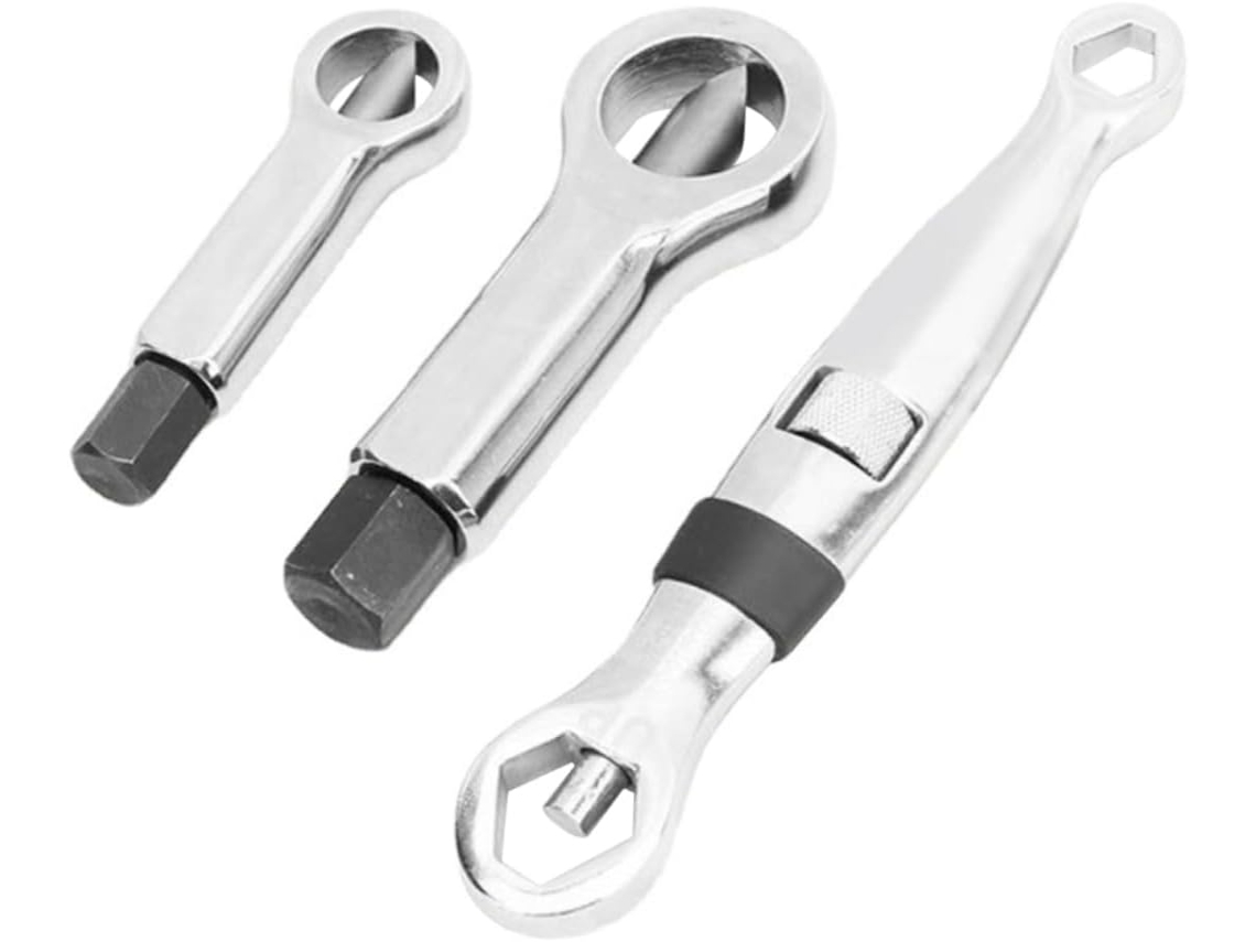 Separador De Tuercas De Acero Inoxidable, 3 Piezas, Para Tuercas Oxidadas, Herramienta De Desmontaje.