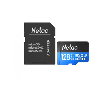 Tarjeta Micro SD NETAC P500 con Adaptador (128 GB)