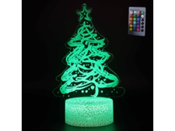 Candeeiro De Mesa 3D Da Serie Árvore De Natal - Consulte La Nota 5 Para Detalles JEIIBRZUI