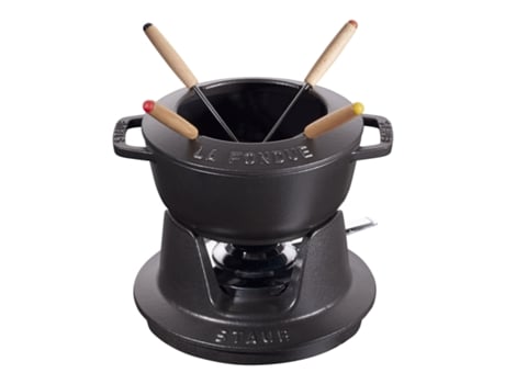 Juego de fondue 16 cm, Negro STAUB
