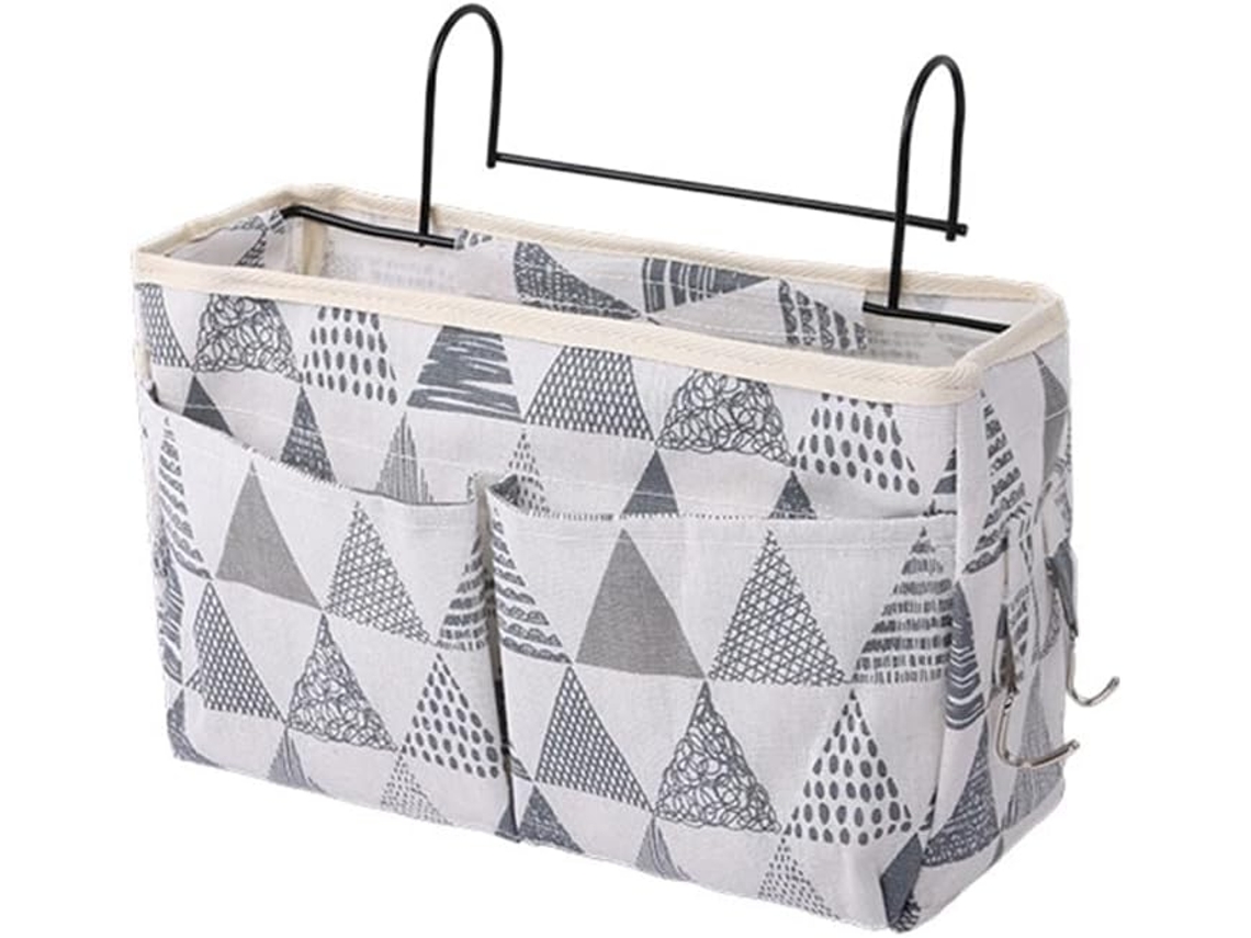 Bolsa De Tela Para Guardar Objetos En La Cama O La Mesita De Noche, Para Organizar El Desorden, Las Revistas Y Los Libros.