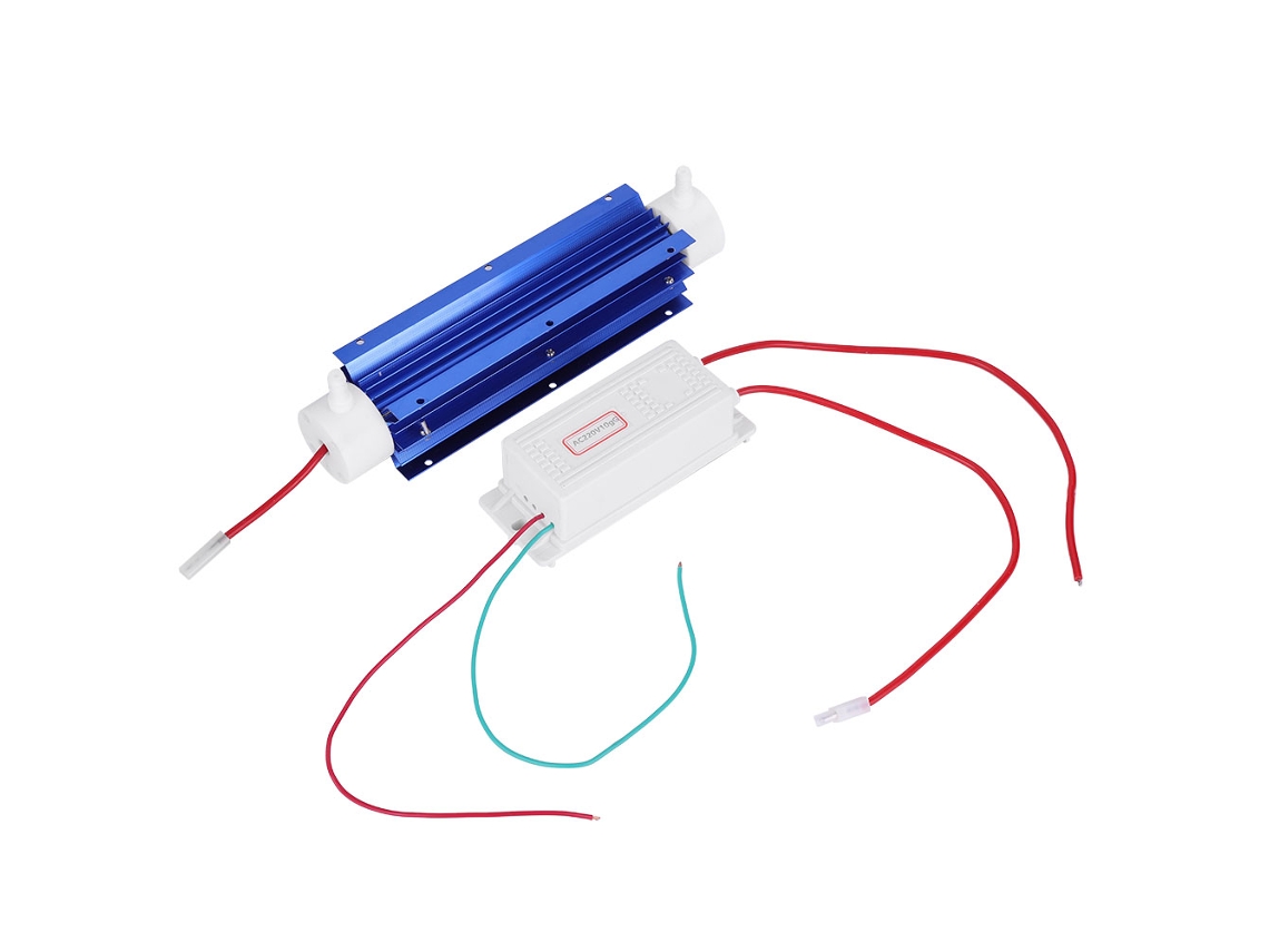 Generador De Ozono, Ozonizador, Tubo Ionizador, Purificador De Aire, 220 V, 10 G, Metal Blanco, Portátil.