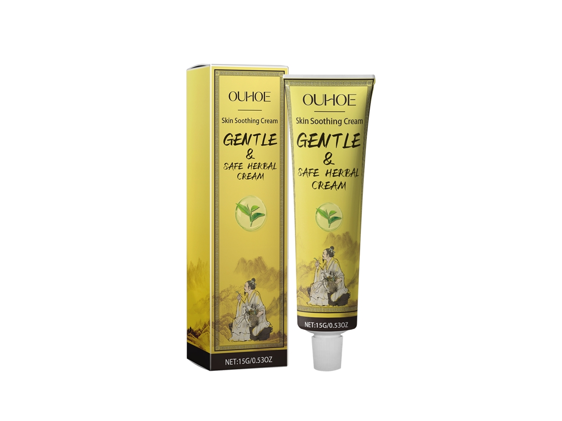 Crema herbal para calmar la piel