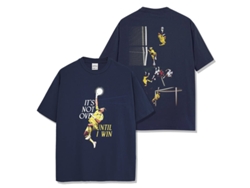 Camiseta Casual Azul Marino Talla Xl Estampado Vozinha Portero Camiseta Algodón Transpirable Hinchas Copa Mundial De 2026
