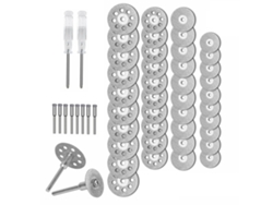 Kit De 50 Discos De Corte De Diamante Para Herramientas Rotativas Y Amoladoras De Metal.