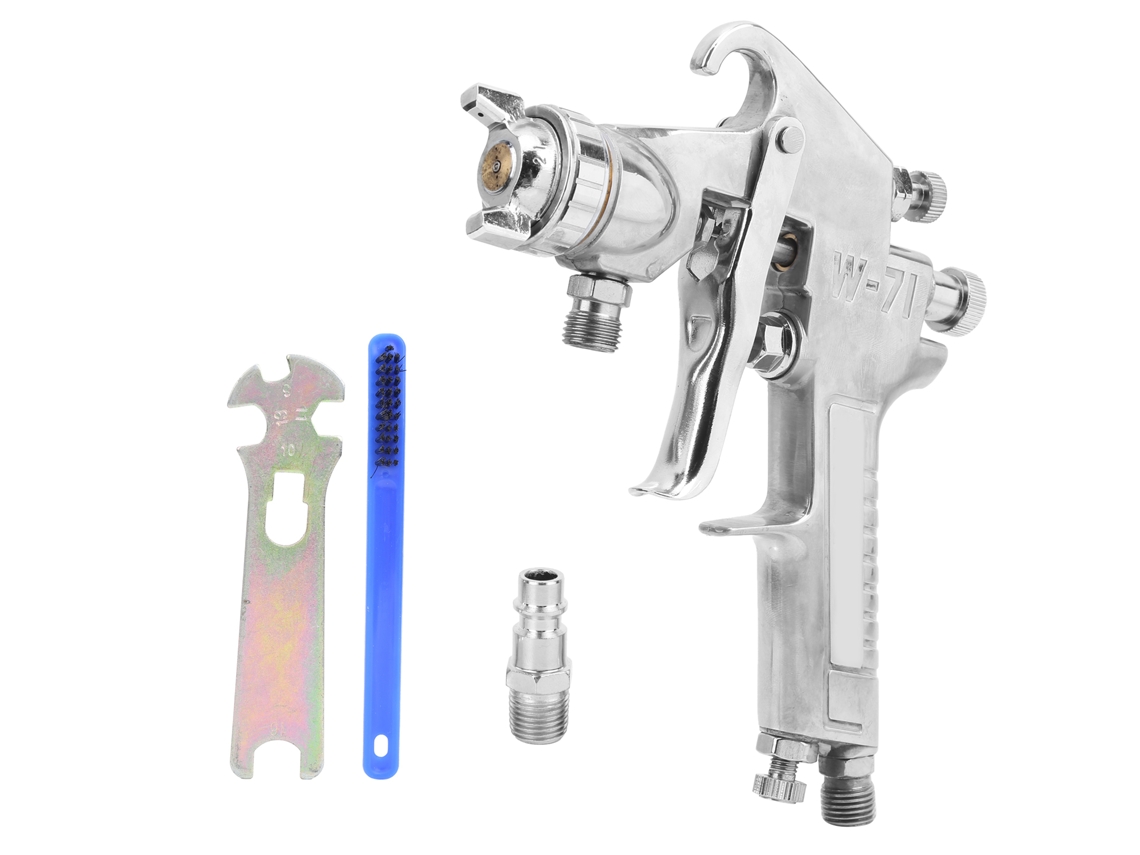 Pistola De Pintura Neumática W-71 Con Depósito De 1,3 Mm, Estilo Europeo, Herramienta De Pintura En Aerosol Industrial.