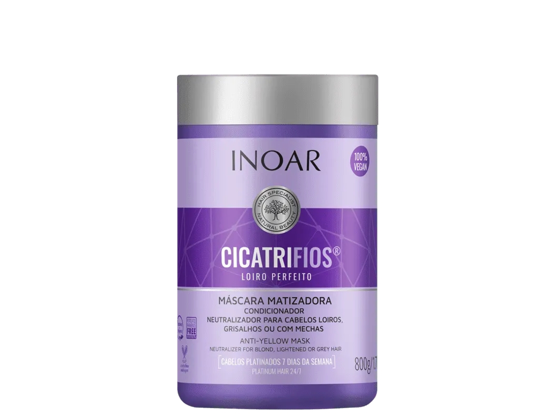 Inoar Mascara Cicatrifios Loiro Perfeito- 800 Gr ( Reconstrução)