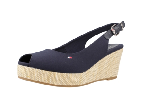 Zapatos de Mujer TOMMY HILFIGER Iconic Elba Sling Tecido Azul (39)
