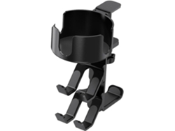 Soporte Para Vasos De Escritorio Giratorio De 360 Grados Con Ganchos Dobles Para Auriculares Y Bandeja.