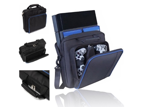 Estuche ELKUAIE de viaje PS4 negro Bolsa de transporte multifuncional para Playstation4 Ps4 Negro