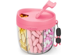 Organizador De Pastillas Chrui 7 Compartimentos Anti-mezcla Sin Bpa (durazno)