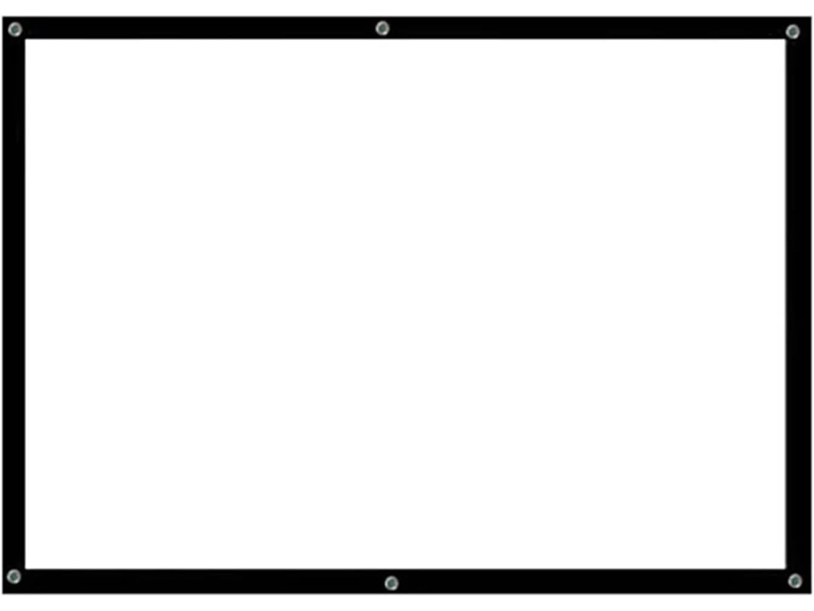 Pantalla De Proyección Portátil De Lona Antirreflejos Para Proyectores De Oficina En Casa Y Exteriores (60),