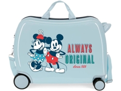 Maleta Infantil Disney Mickey Always Original Azul Claro (38x50x20cm - 38l)