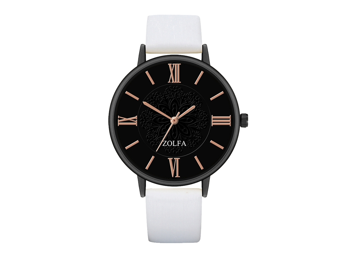 Reloj De Cuarzo Clásico Elegante Estilo Empresarial Unisex Para Parejas Regalo (blanco)