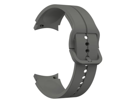 Correa de Silicona con hebilla para Samsung Galaxy Watch 4 40mm/44mm/Watch 4 Classic 42mm/46mm/Watch 5 40mm/44mm - gris oscuro