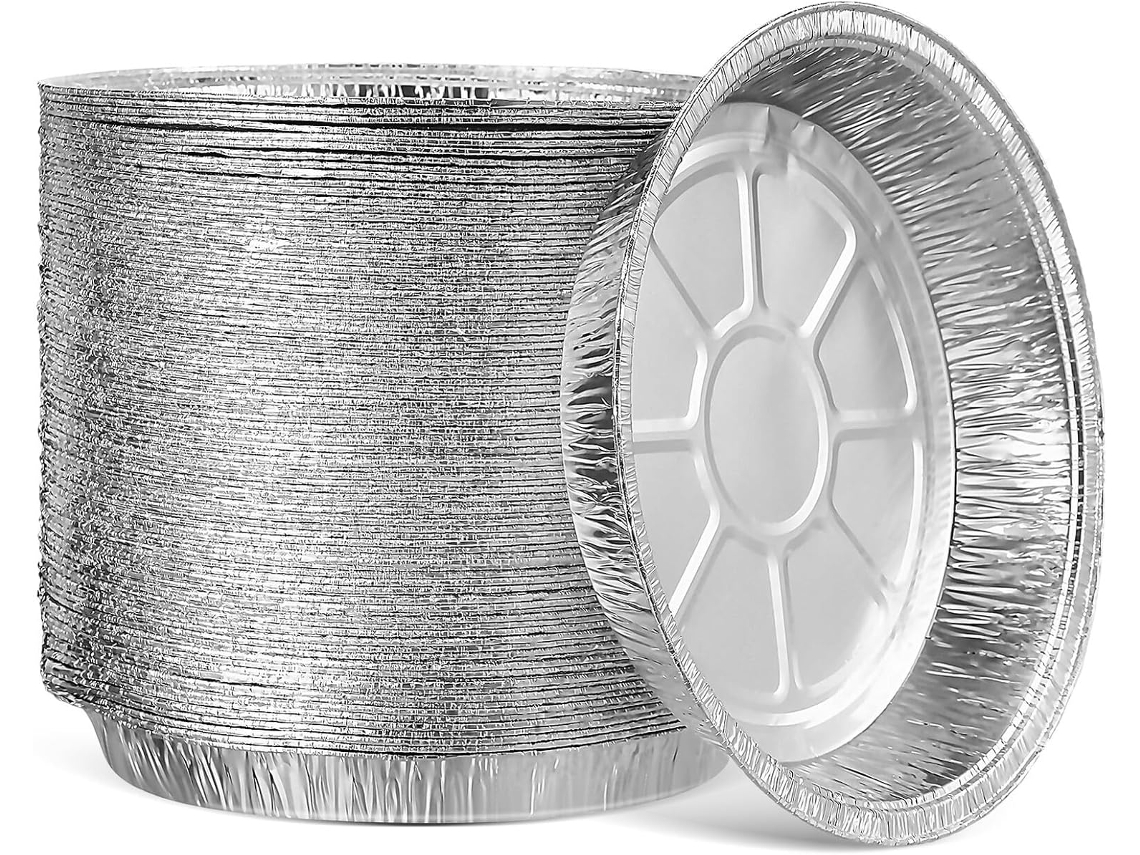 100 Sartenes Redondas De Aluminio Para Freidora De Aire