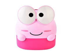 Servilletero Con Diseño De Rana De Dibujos Animados, Gran Capacidad, Decorativo, Pp Duradero Rosa, Para Sala De Estar Y Mesa De Comedor.