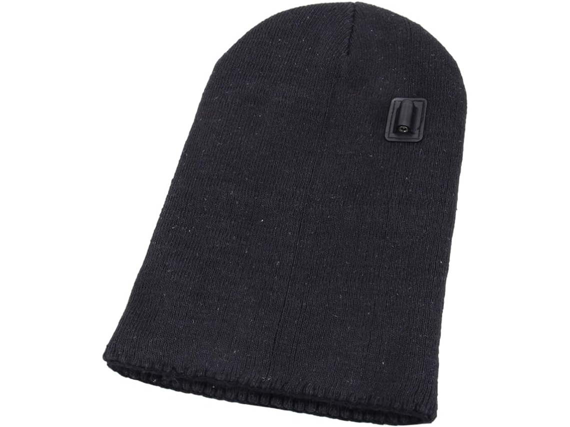 Gorro cálido y acogedor, gorro de punto, gorro negro