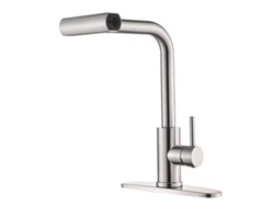 Torneira De Cocina De Acero Inoxidable Con Diseño Moderno, Alta Resistencia Y Caudal Ajustable