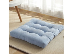 2026-almohada De Suelo Cuadrada Para Meditación Yoga 18x18 Pulgadas Color Azul Claro Suave Cómoda