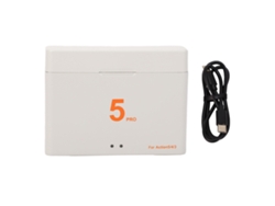 Cargador de batería para Action Chamber, concentrador de carga rápida dual para Action 3 y 4