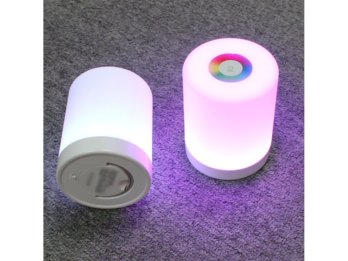 2026-lámpara Led Nocturna Con Control Táctil 3 Niveles Brillo Modos Cambio Color Usb Batería Recargable Portátil