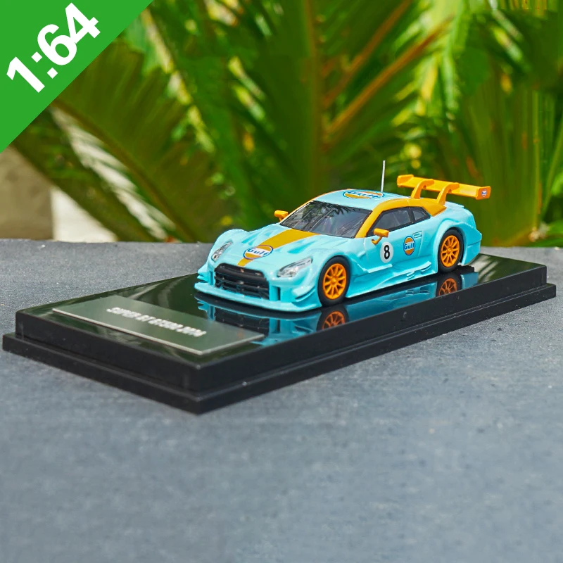 Modelos De Coches De Aleación Y Coches De Juguete A Escala 1:64 (azul Y Naranja)