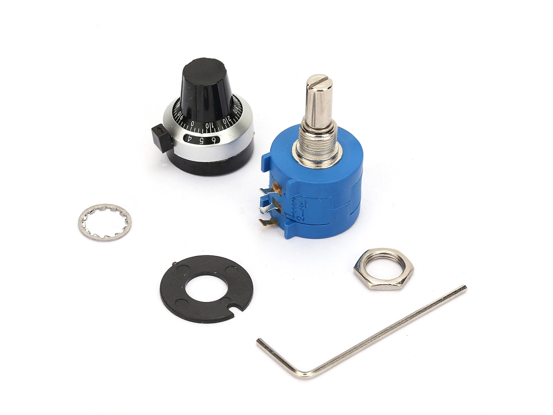 2026as-potenciómetro Bobinado 2w 100ohm 3590s-2-101l Con Dial De Conteo De Alta Precisión