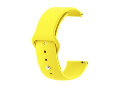 Pulsera Reloj Universal de 22mm SAMSUNG de Silicona - Amarillo