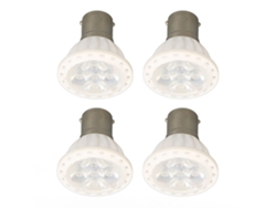 Yncm2026-4pcs Bombilla Led Para Ascensor Ba15s Ac Dc 12v 360lm Ahorro Energía Sustituto De Halógeno Luz Cálida
