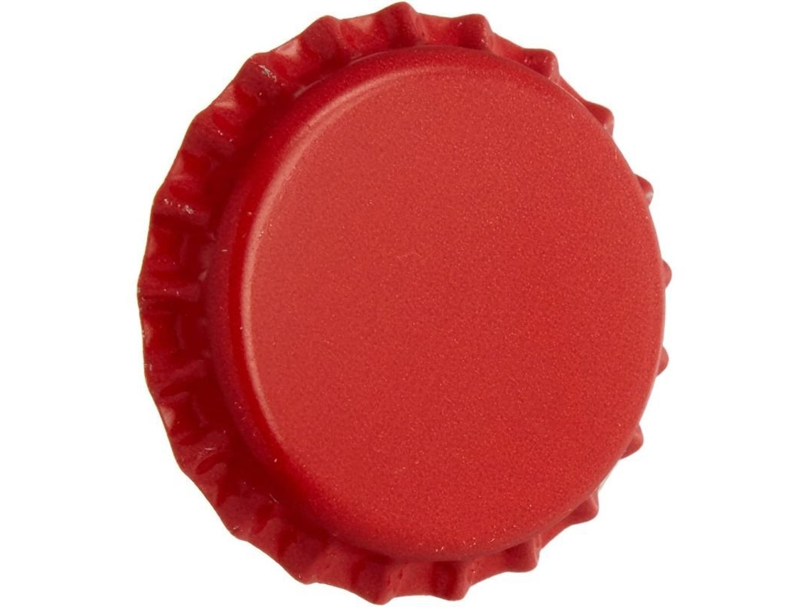 Tapones Para Botellas De Cerveza De 26,5 Mm, 144 Unidades, Con Revestimiento Absorbente De Oxígeno, Corona Roja.