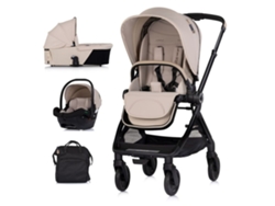 Carrito De Bebé Trío Elite Next Gen Con Mango Reversible Hasta 22 Kg De Chipolino - Latte