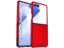 Funda Eifson Para Samsung Galaxy Z Flip 7, A Prueba De Golpes (roja)