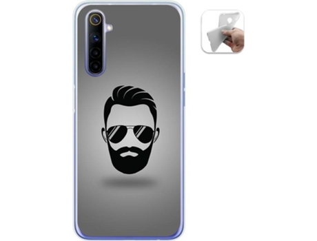Carcasa Realme 6 TUMUNDOSMARTPHONE Barba Multicolor