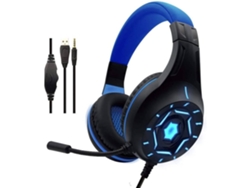Auriculares Gaming ENKES Reducción de ruido de graves potente con cable brillante con micrófono
