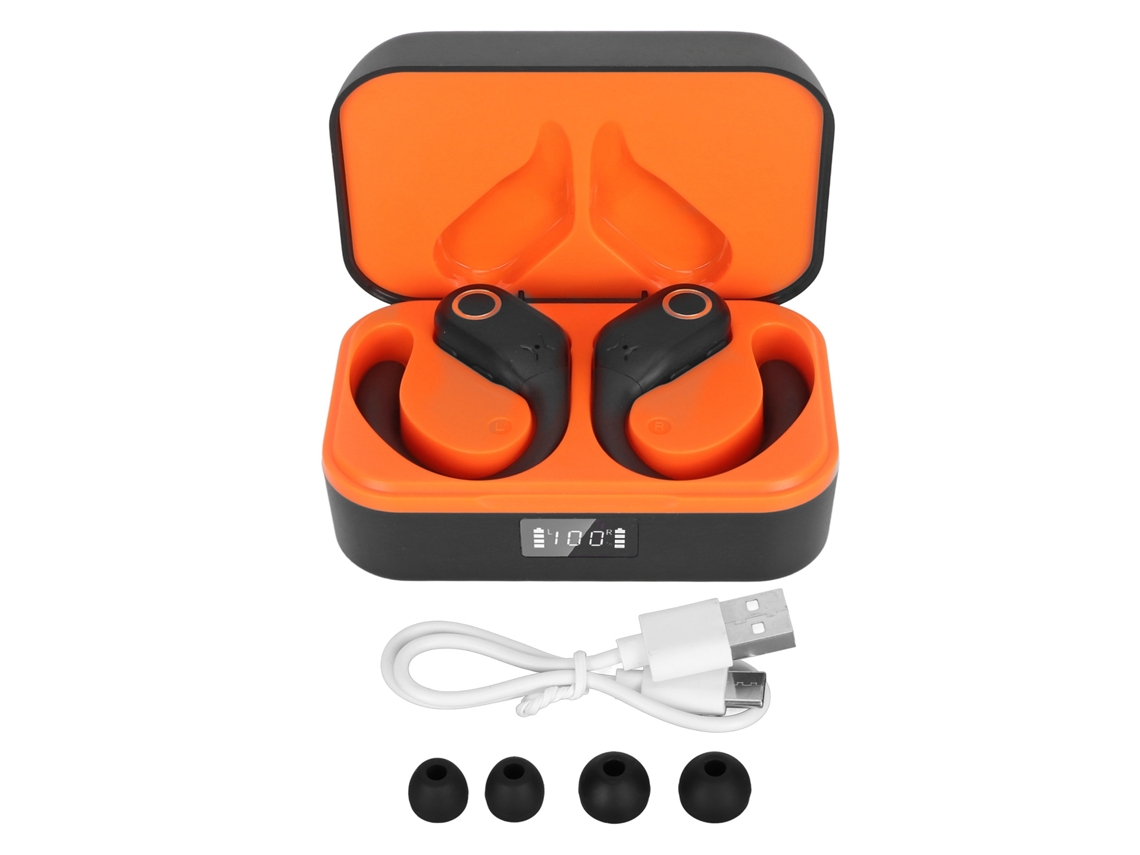Auriculares Bluetooth Con Traductor, 144 Idiomas, Cancelación De Ruido, Estéreo Inalámbrico Con Estuche De Carga - Negro