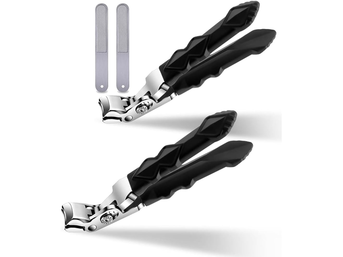 Paquete De 2 Cortaúñas Clipmaster Pro De Apertura Ancha Para Personas Mayores
