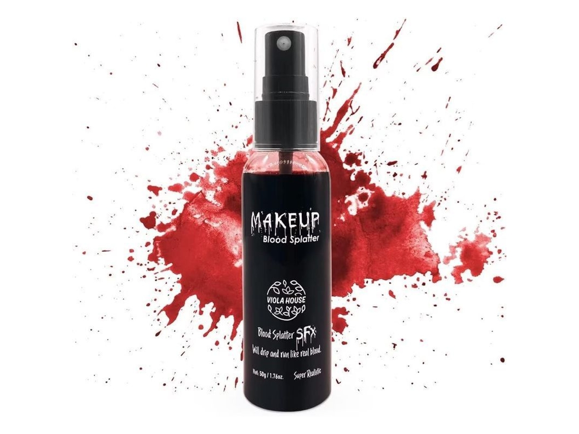 Spray De Sangre Falsa Para Halloween, Maquillaje Realista, Lavable, 50 G